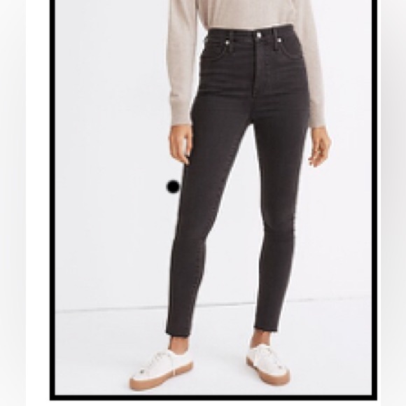 Madewell 11” High Rise Skinny in Lunar Wash waist 27 - Picture 2 of 9